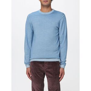 Sun68 Sweater Men Gnawed Blue